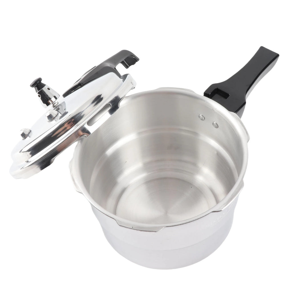 Olla a presión de 3L, estufa de aluminio a prueba de explosiones, olla de cocina para conservas de cocción rápida con rejilla de vapor para Cocina