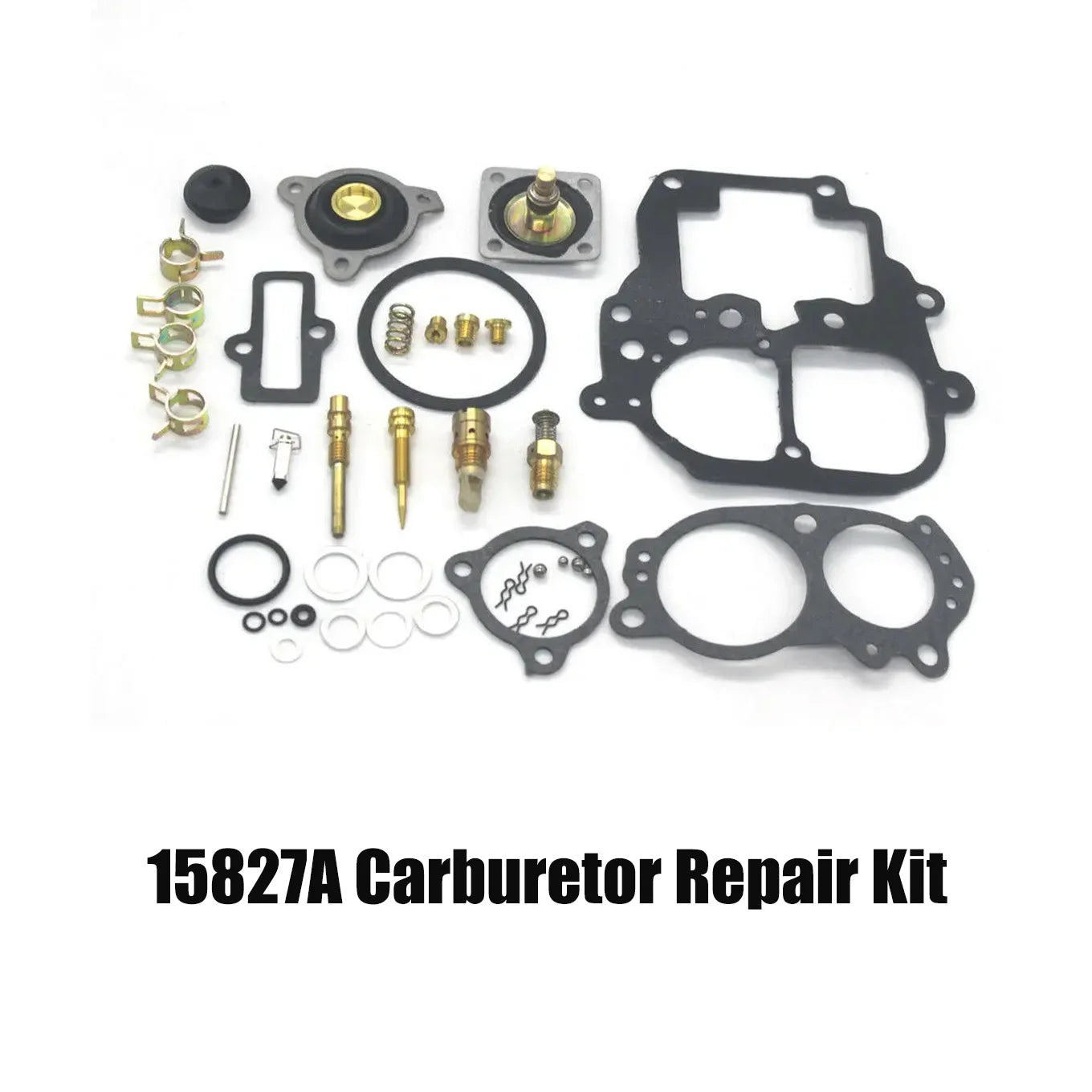 15827A Kit de reparación de carburador para motor Toyota 22R 2.4L 2BBL 1984 Celica 1981-1982 4Runner 1981-1983 Corona 1981-1990 Pickup