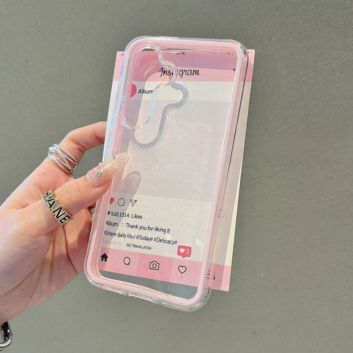 Funda Transparente de Color Caramelo para Teléfono Samsung S26 Ultra S25 A06 A07 A57 A56 A26 A37 A36 A17 A16, 2 en 1, Antigolpes