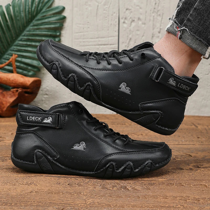 Zapatos para hombre, zapatillas originales, zapatos, botines altos para hombre, suela suave transpirable y cómoda, zapatos de moda de lujo para hombre