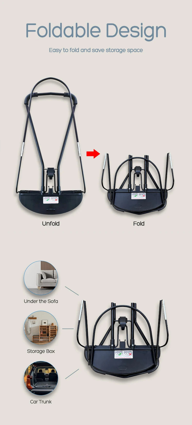 Silla Mecedora para Bebé Ajustable en 3 Alturas, Silla Columpio Plegable para Recién Nacidos de 0 a 12 Meses, Silla Mecedora Ajustable con Juguetes