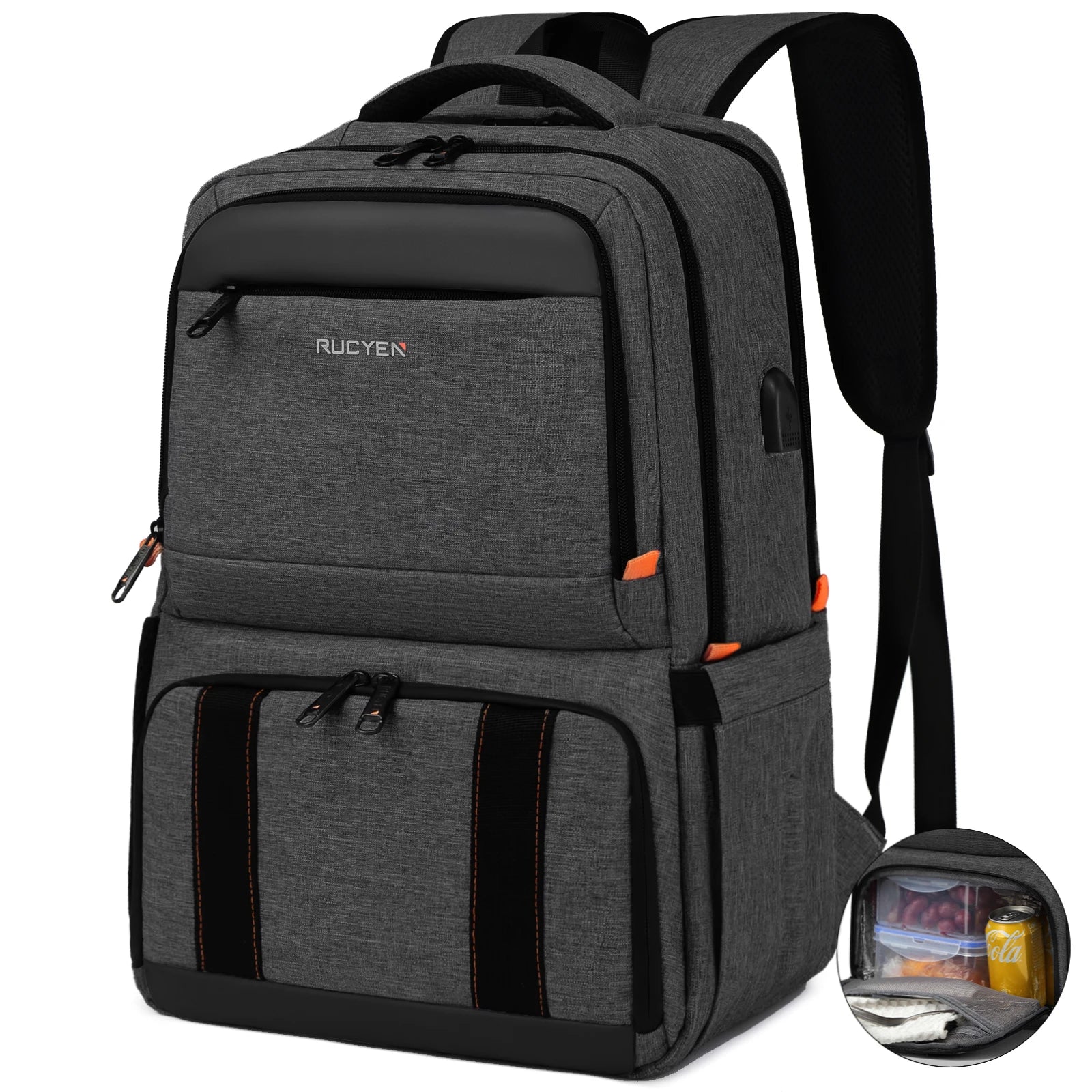 Mochila para el almuerzo, bolsa de Picnic con aislamiento, bolsa de viaje multifuncional, gran capacidad, Picnic al aire libre, Camping, mochila impermeable