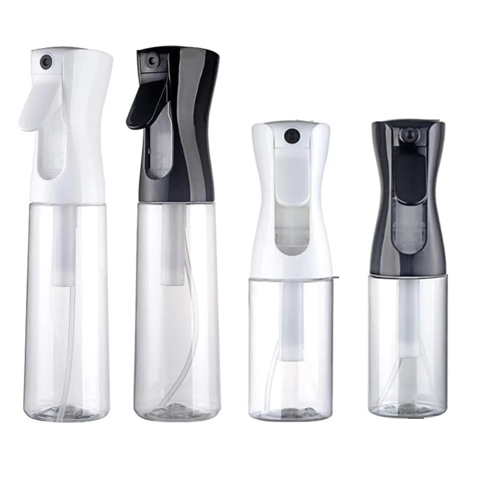 Botella pulverizadora continua de alta presión, 200ml, 300ml, 500ml, para peluquería, plantas, jardines, Alcohol, niebla fina, hidratación de maquillaje para el hogar