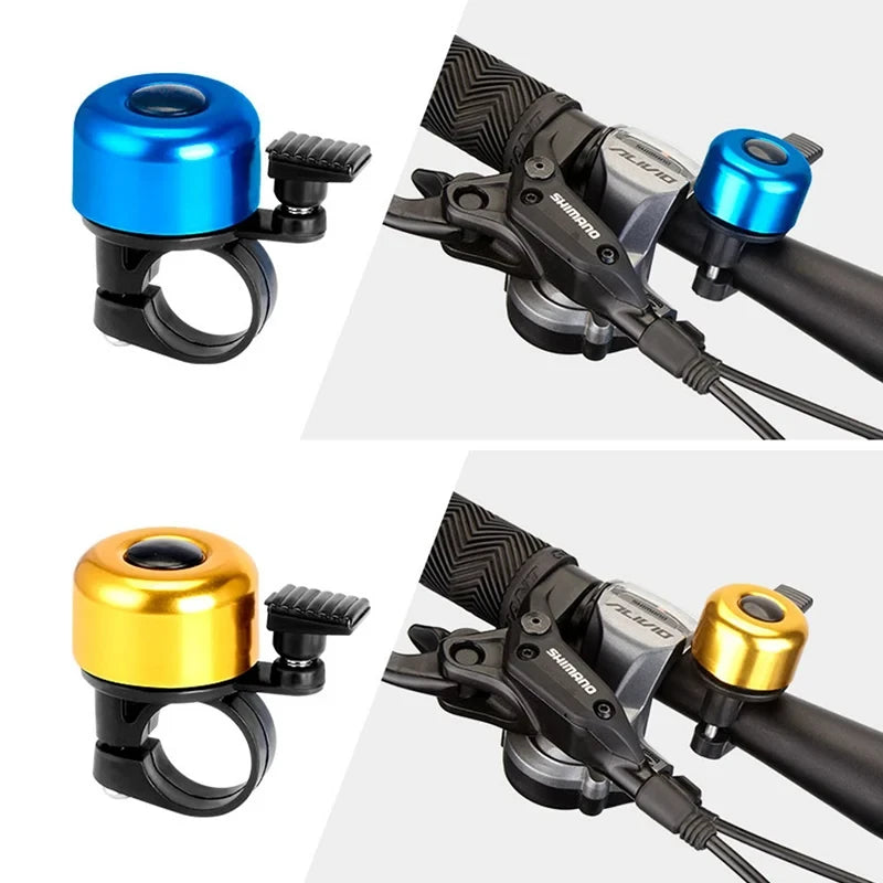 Timbre de bicicleta de aleación de aluminio, anillo de bocina de montaña, alarma de sonido de seguridad, manillar, alarma de advertencia de ciclismo, accesorios para bicicleta para niños