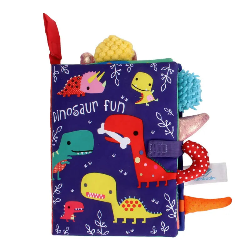 Libros suaves para bebés, juguetes 3D con tacto y sensación de tela arrugada, libros para bebés, niños, tacto y sensación arrugada, regalos para niños pequeños