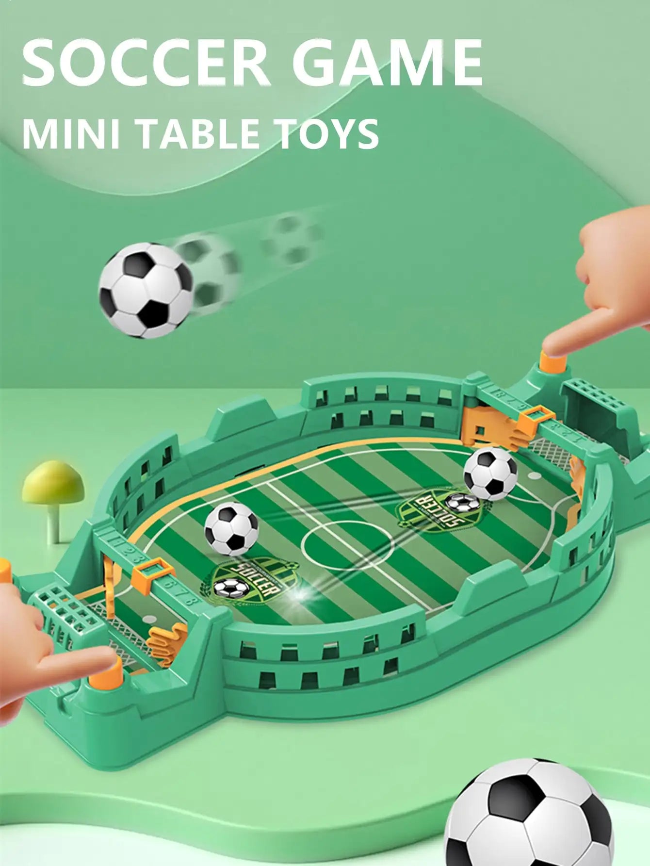 Minijuego interactivo de mesa de fútbol, juegos deportivos de competición, Catapulta de escritorio para juego familiar