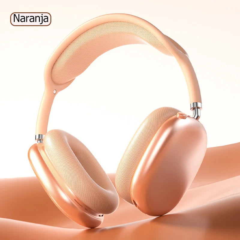 Auriculares Inalámbricos Supraaurales con Cancelación de Ruido y Micrófono, Diseñados para Reproducción Prolongada, Audio HiFi Ajustable, Sonido Clara y Potente, Cómodos para Uso Extendido, Ideales para Música y Llamad