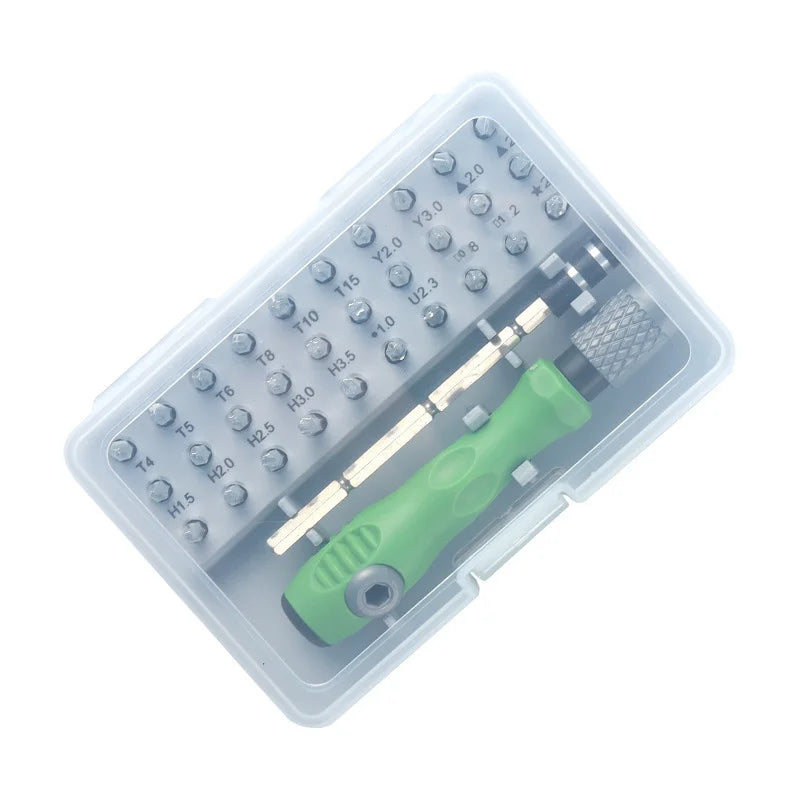 Nuevo Juego de Destornilladores de Precisión 32 en 1, Puntas Magnéticas Phillips, Kit de Herramientas de Reparación Manual Multifuncional para Teléfono, Reloj, Gafas