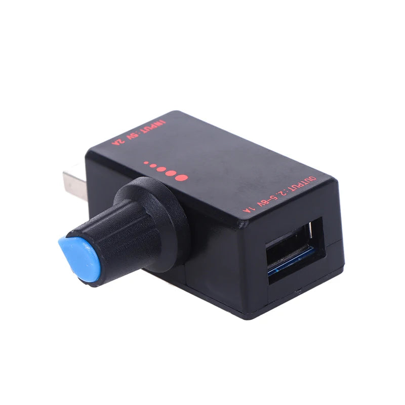 Controlador de velocidad por inducción para ventilador de 5W DC5V2A con interruptor, protección USB, tipo C, controlador de ventilador de refrigeración para portátil y teléfono móvil