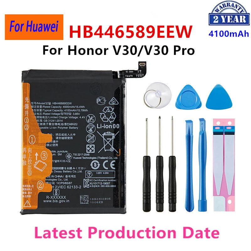 Batería para HuaWei P10/P20/P30 Pro/P40/P40 Pro/P30/Mate20 Pro/Mate 10 Pro/Mate 20X/Mate 30/Mate 30 Pro/P10 Plus/Honor X10 5G