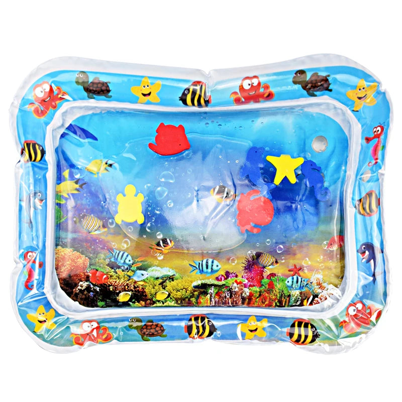 Juguetes para bebés, estera de juego de agua para el tiempo de la barriga, cojín inflable, educación temprana, estera de juego de agua para bebés y niños pequeños