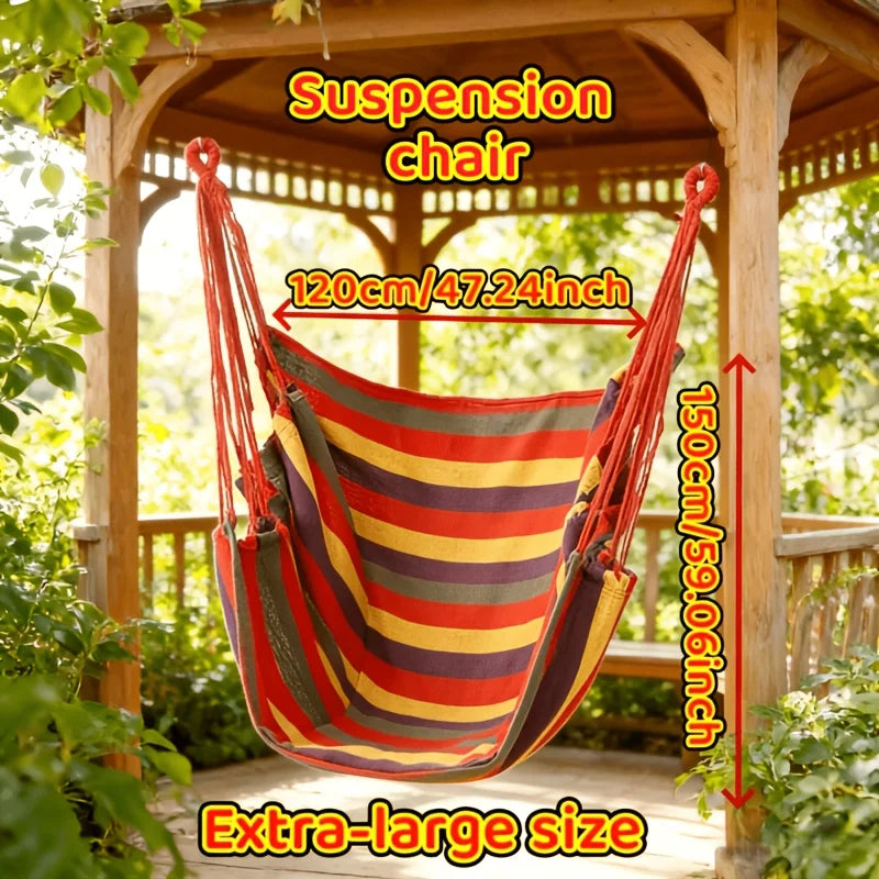 Silla Colgante para Patio y Jardín, Hamaca para Exteriores, Ideal para Ocio al Aire Libre, Silla de Patio, Silla de Parque