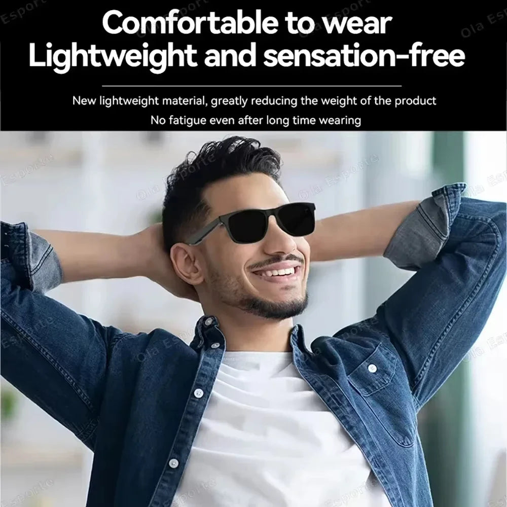 Lentes Inteligentes con IA Lenovo 2026, Nuevas, con Control Táctil 8K, Grabación de Fotos y Vídeos, Traductor, Asistente de Voz, Bluetooth, Inalámbricas