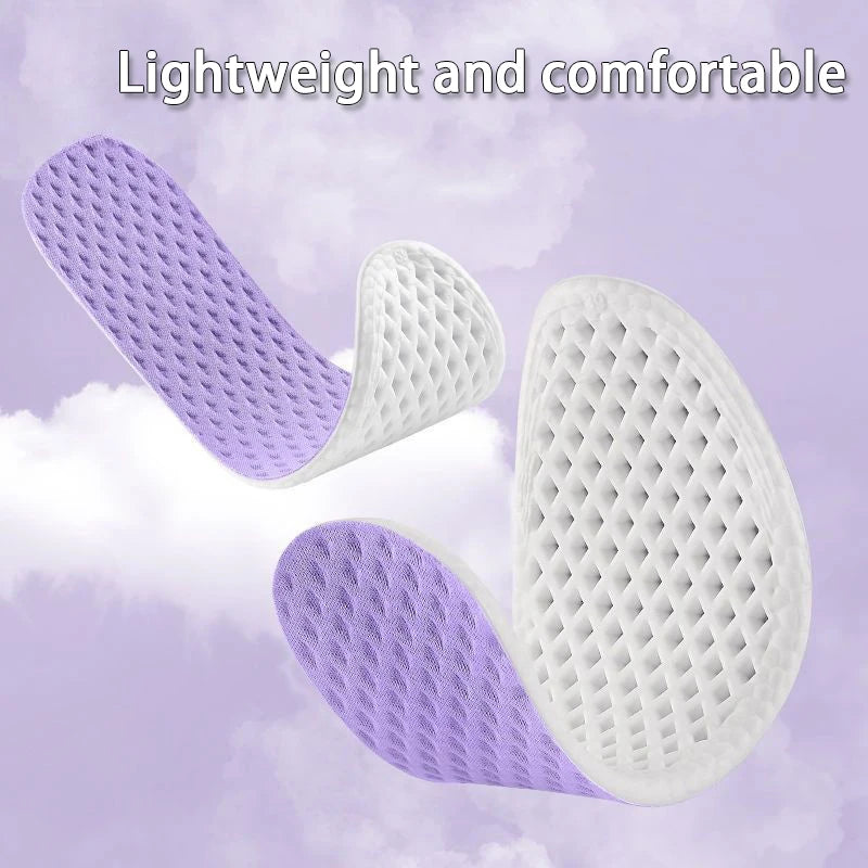 Plantillas deportivas de PU que absorben los golpes, plantilla fresca transpirable de verano, plantillas para zapatos para hombres y mujeres, 2 uds./4 Uds.