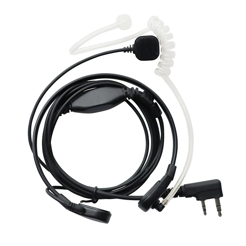 Walkie Talkie micrófono de alta resistencia U94 PTT cuello micrófono de garganta auricular Radio Nato auriculares tácticos para Baofeng Kenwood HYT TYT