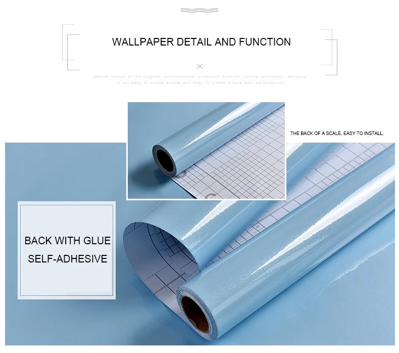 Papel Tapiz Autoadhesivo de PVC Blanco para Decoración de Muebles Antiguos, Adhesivo para Gabinetes de Cocina, Resistente a la Humedad y al Agua