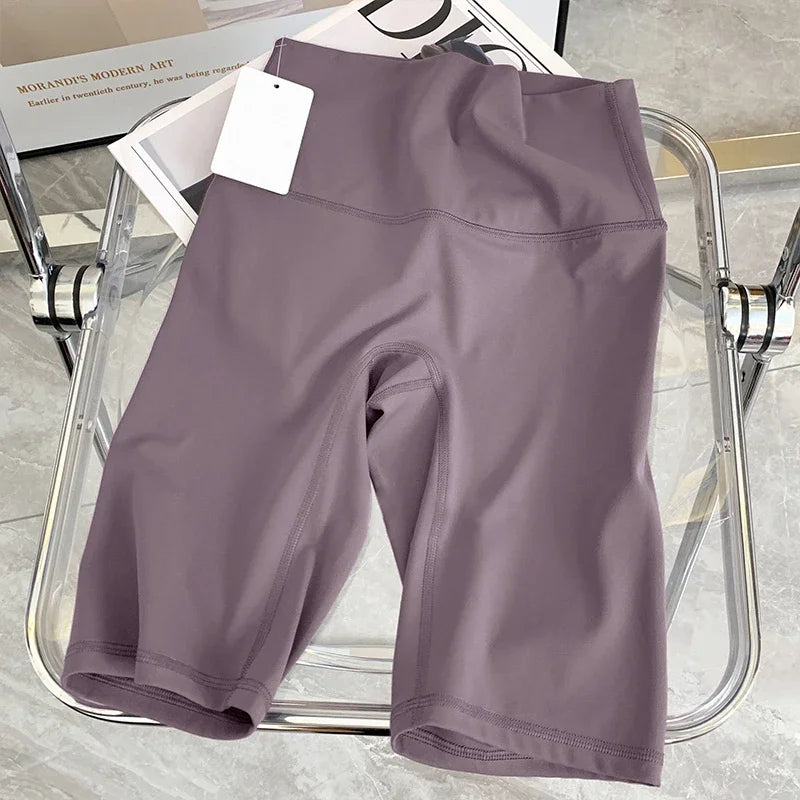 Pantalones cortos de Yoga de verano, mallas elásticas transpirables, mallas deportivas de secado rápido, Fitness, Yoga, ciclismo, pantalones cortos atléticos para gimnasio