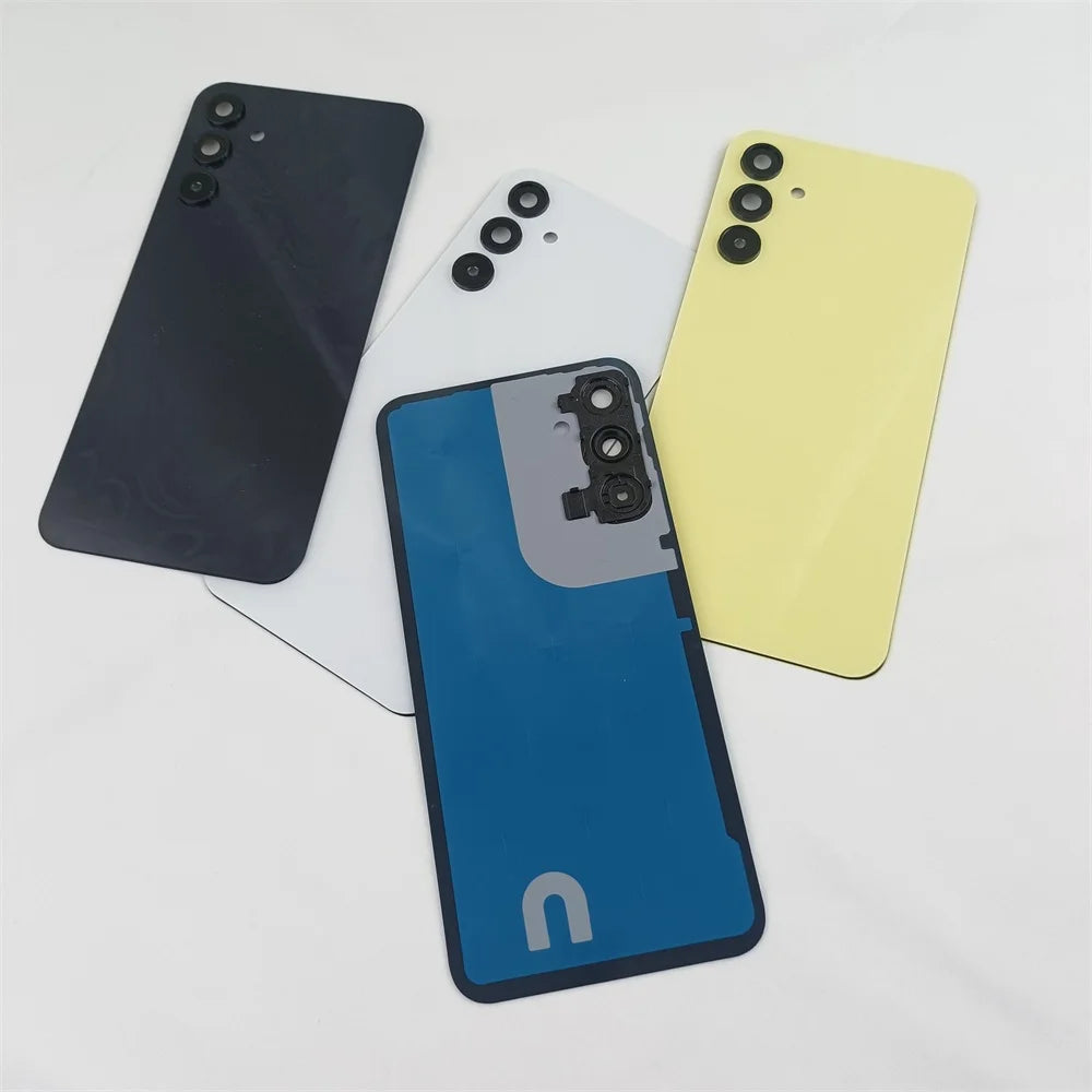 Para Samsung Galaxy A15 A 15 4G SM-A155F, Tapa Trasera de Vidrio para Batería, Carcasa Trasera, Repuestos con Lente de Cámara