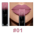 Lápiz labial líquido mate resistente al agua brillo de labios de larga duración tinte Sexy rojo desnudo púrpura lápices labiales metálicos cosméticos de maquillaje