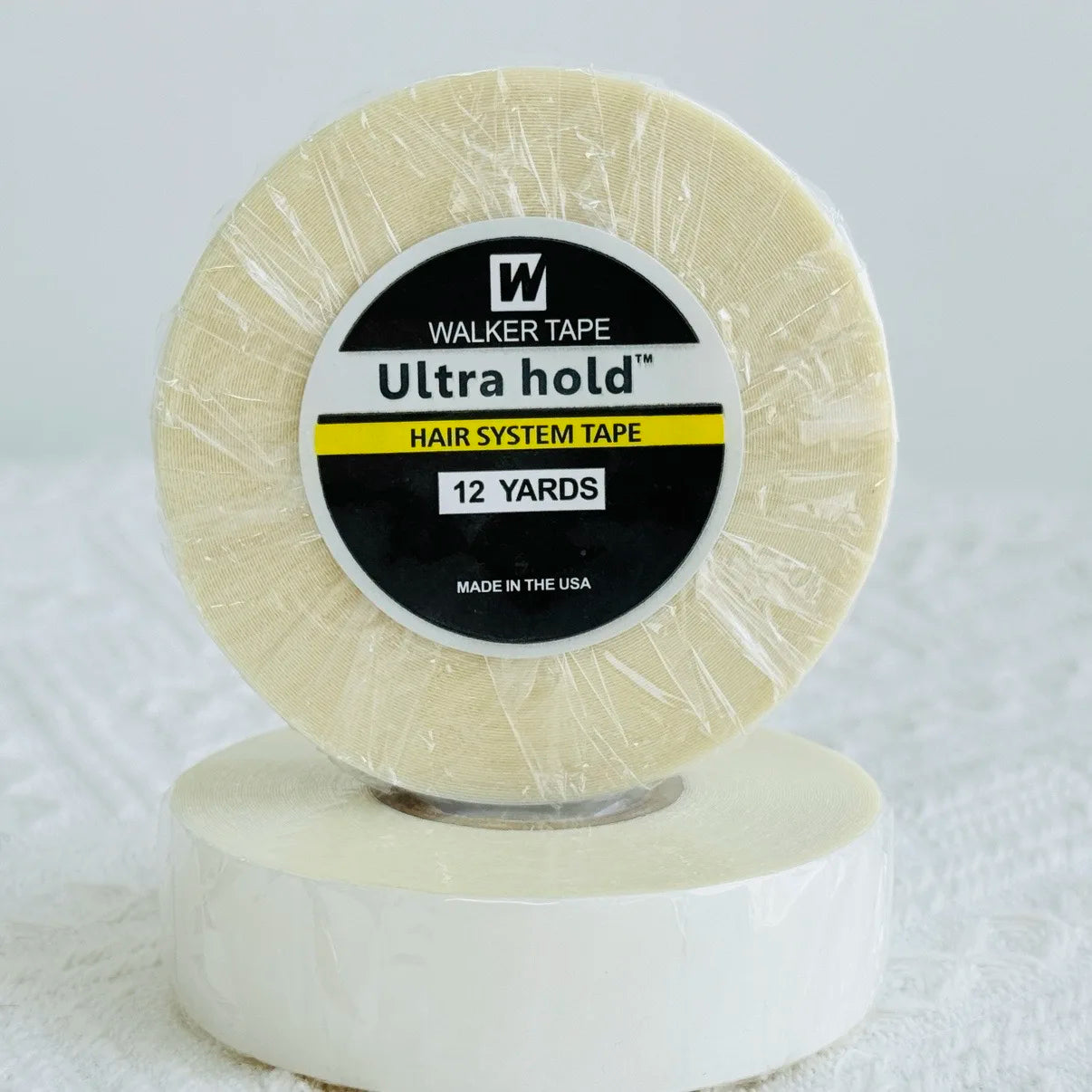 Cinta adhesiva de doble cara para peluca Ultra Hold, cinta adhesiva para extensión de cabello/tupé/pelucas de encaje, cinta adhesiva para cabello de 3/12 yardas