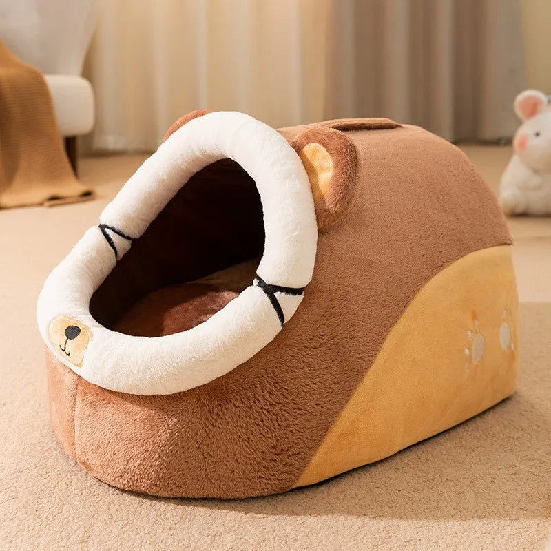 Casa plegable para mascotas, estera para perrera para perros, animales, gatos, nido para gatitos, cesta para perros pequeños, peluche, cueva de Chihuahua, cama, 2022