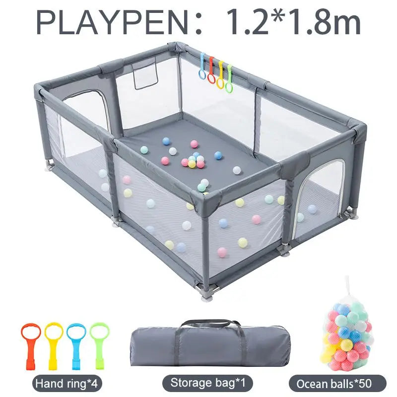 Parque infantil para bebés, recién llegado, parque infantil para bebés de 6 meses a 6 años, parque infantil para niños, valla de seguridad interior para bebés