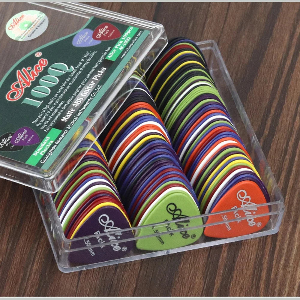 10-50 Uds. De púas de guitarra de 0,96mm de espesor, accesorios para guitarra, púas de bajo eléctrico acústico Alice, púas mediadoras de guitarra