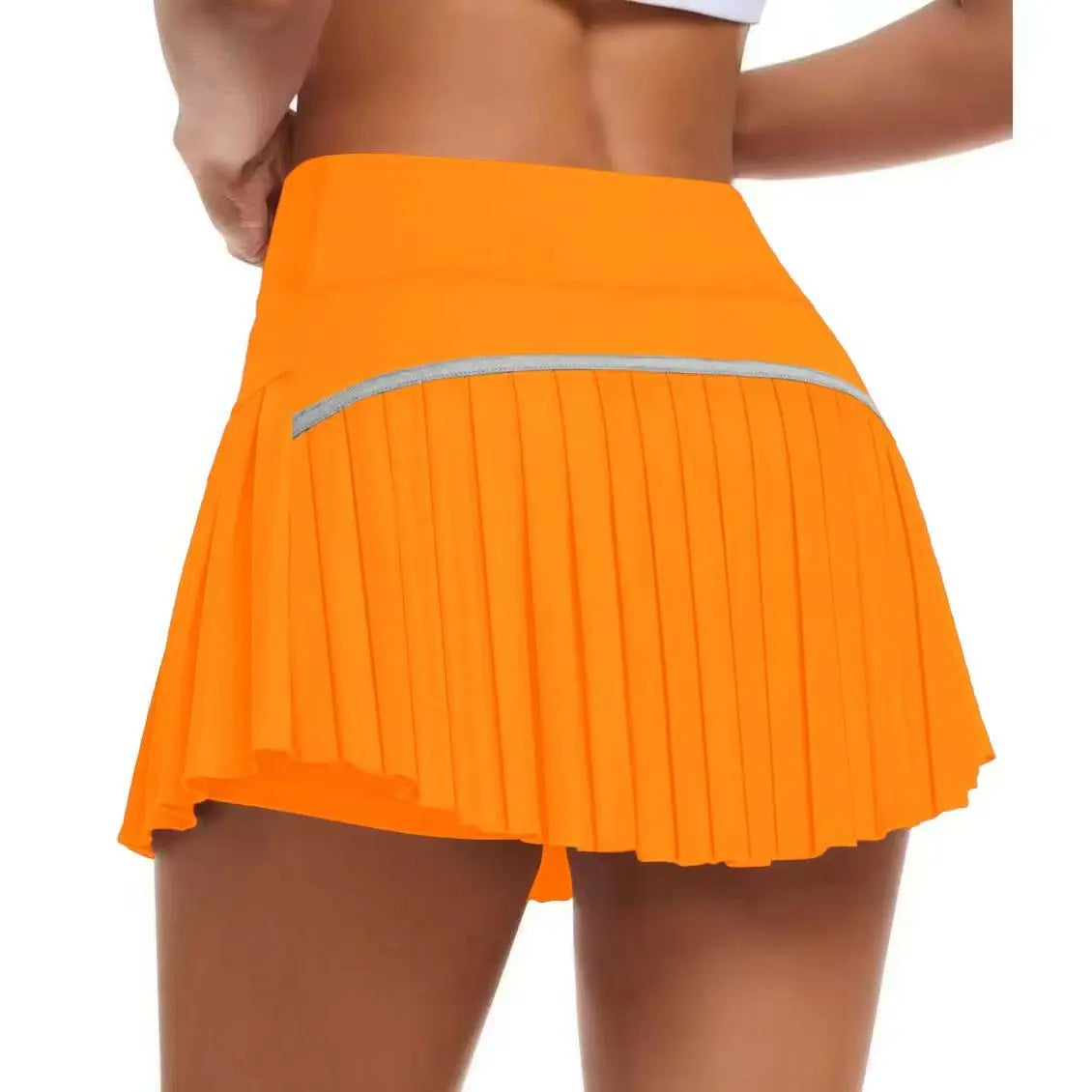 Faldas de tenis gimnasio Golf correr faldas pantalón plisadas de talla grande coloridas mujeres S-XXL deportes Fitness faldas pantalón de cintura alta con bolsillo