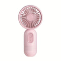 Mini ventilador portátil, pequeño ventilador de mano, carga USB, ventilador de mano de 3 velocidades adecuado para oficina, viajes al aire libre y camping