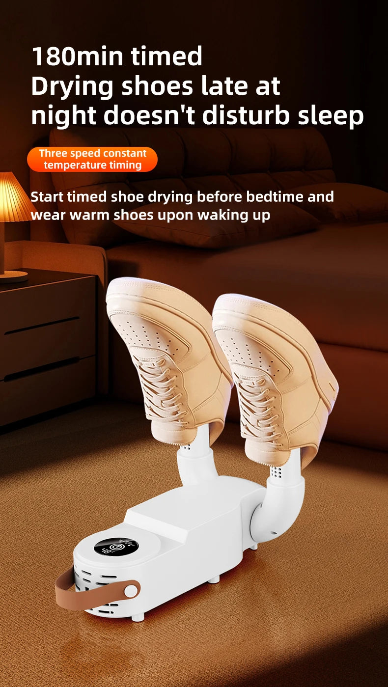 HOMEFISH Secador de zapatos eléctrico de estilo coreano 220 V - Calentador de calzado para desodorizar y esterilizar aparatos de uso doméstico
