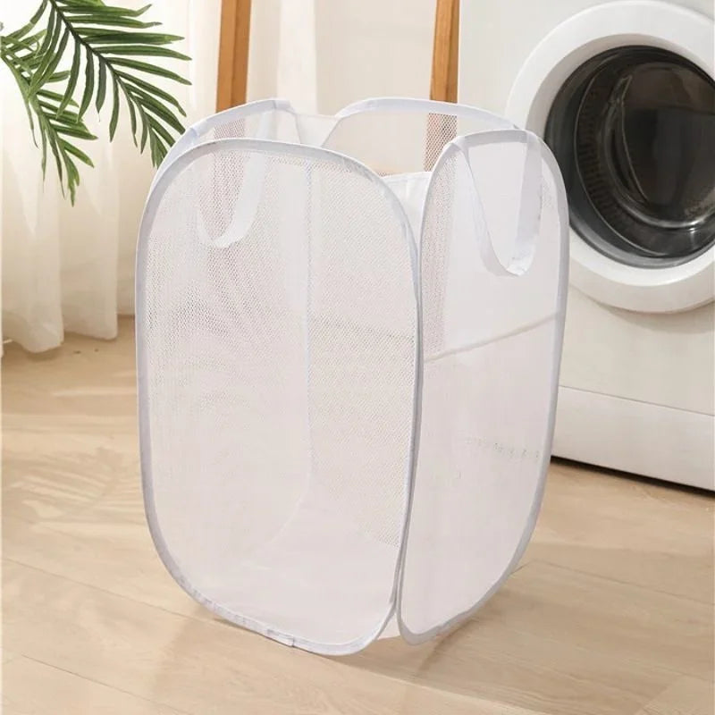 Cesta para ropa sucia, cesta para la colada sucia, esqueleto ventilado, plegable, fácil almacenamiento, cesta de almacenamiento portátil de gran capacidad