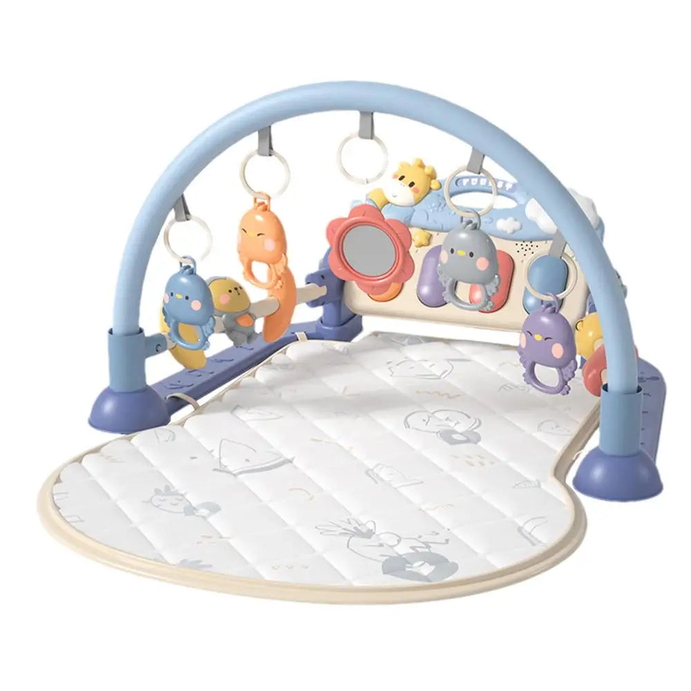 Estante de gimnasio de actividades para bebé, juguete de Educación Temprana, regalos musicales para recién nacidos, Teclado de Piano, manta para gatear, alfombra de juego de Pedal, 0-36 meses