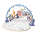 Estante de gimnasio de actividades para bebé, juguete de Educación Temprana, regalos musicales para recién nacidos, Teclado de Piano, manta para gatear, alfombra de juego de Pedal, 0-36 meses