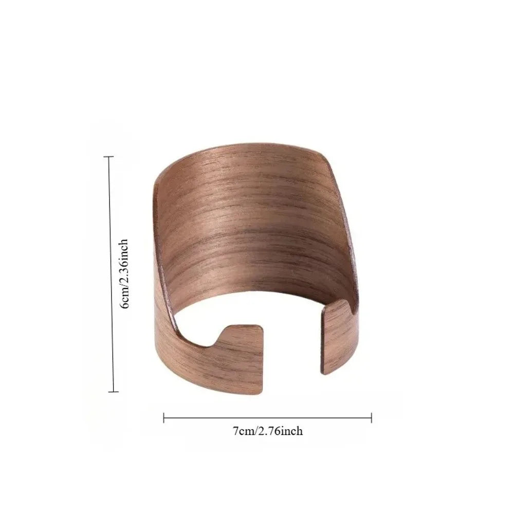 Nuevo Soporte para Teléfono Móvil de Madera de Nogal, Multiusos, Portátil, para Tarjetas de Visita, Organizador de Escritorio Premium