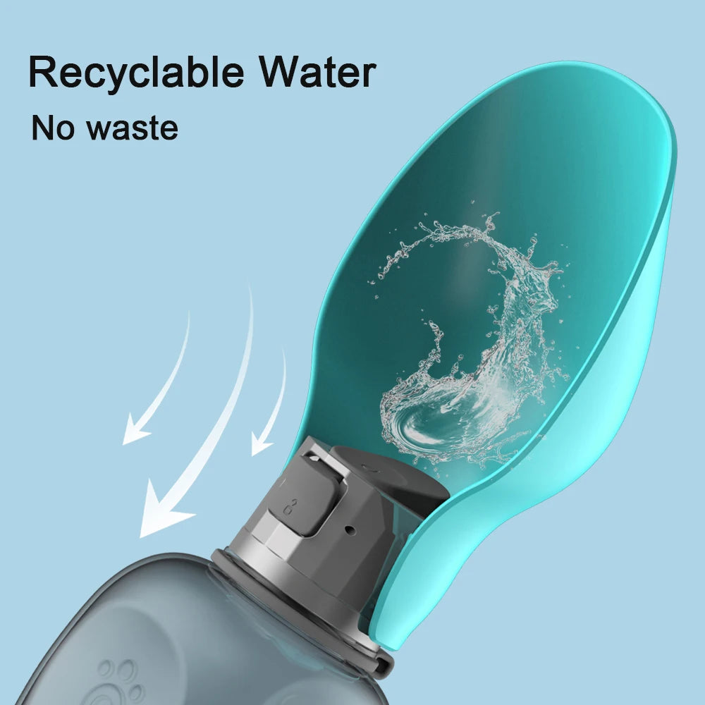 Botella de Agua Plegable para Mascotas, 800 ml, a Prueba de Fugas, Dispensador de Agua Portátil para Perros Pequeños, Gatos, Paseos al Aire Libre, Bebedero para Cachorros