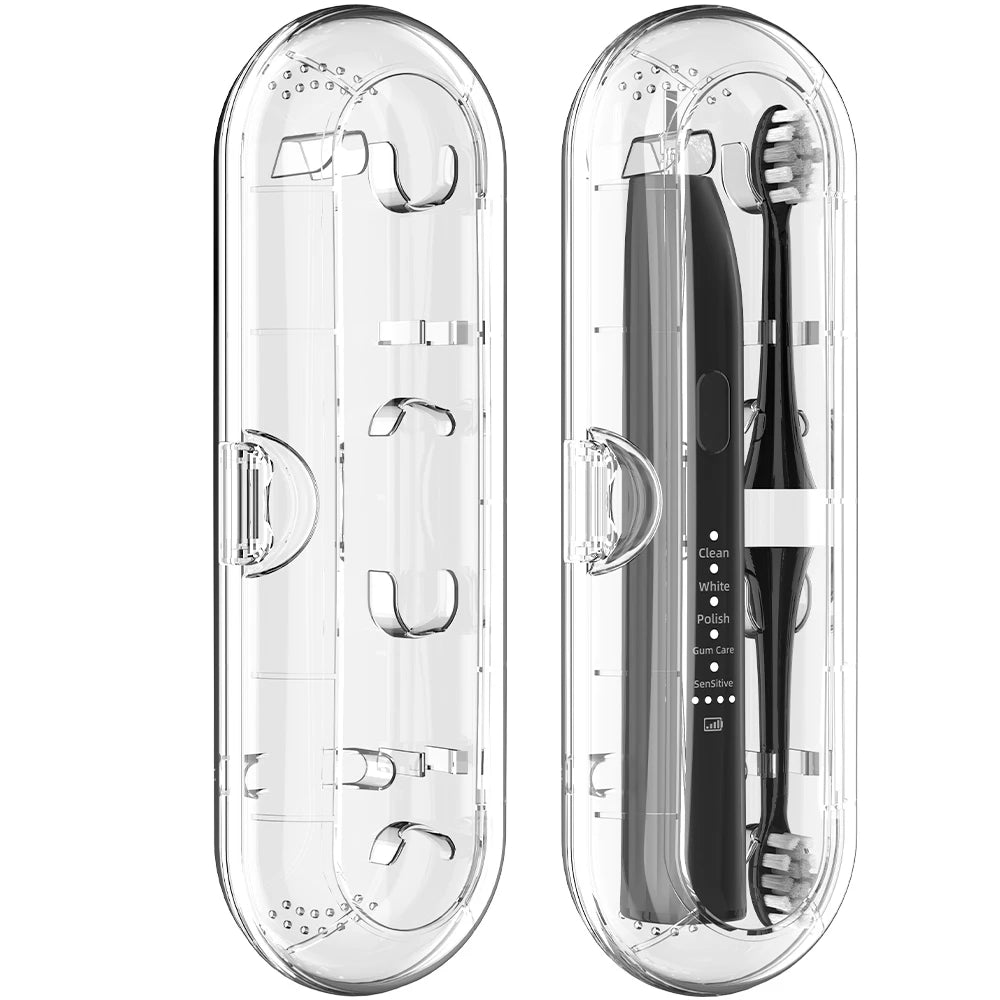 Estuche de viaje para cepillos de dientes eléctricos Philips Sonicare, Oral B y la mayoría de otros cepillos de dientes eléctricos, caja protectora portátil de limpieza