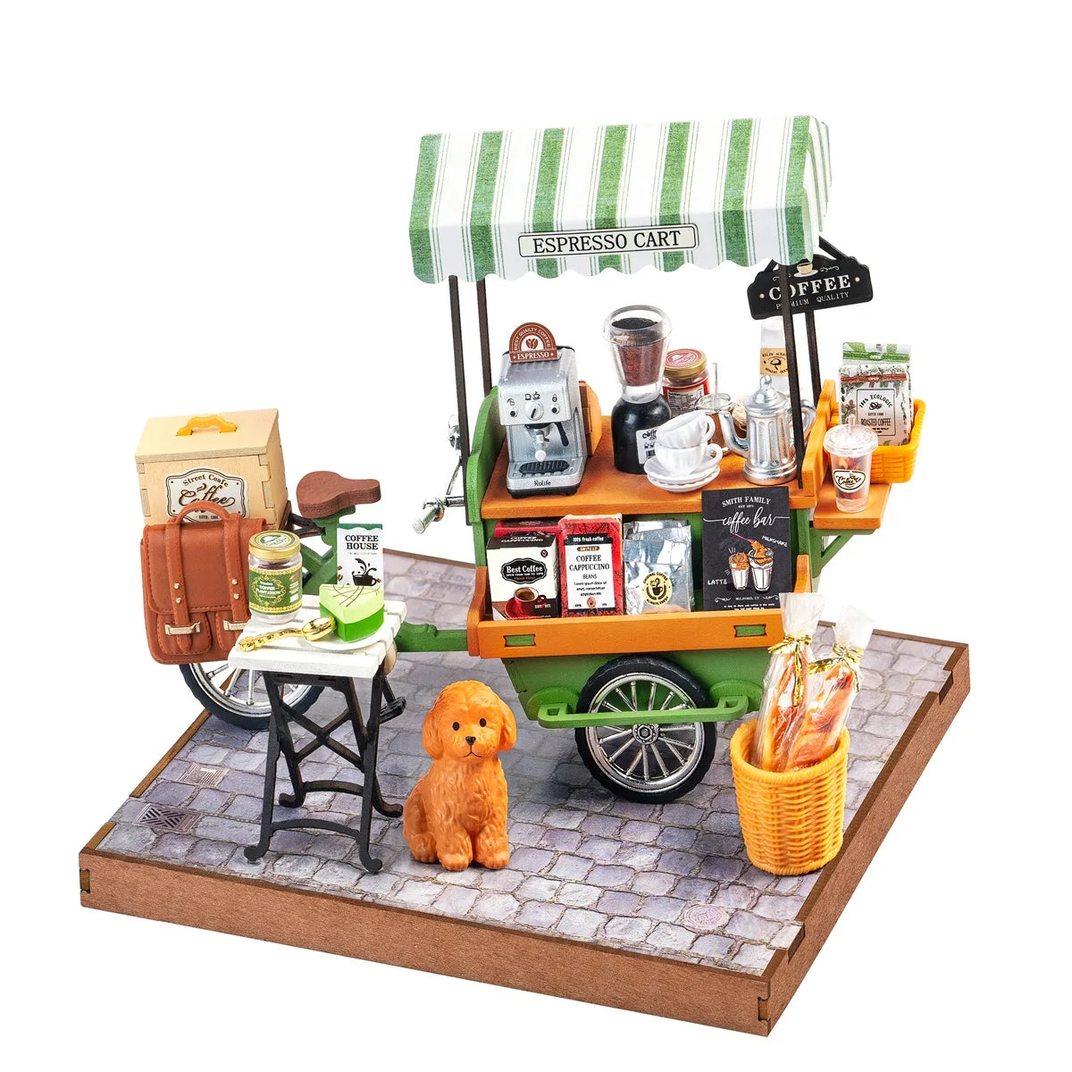 ROBOTIME-Kit de casa de muñecas de madera 3D, regalo único, adorno de decoración del hogar, artesanía de casa en miniatura desafiante DIY para adultos y adolescentes