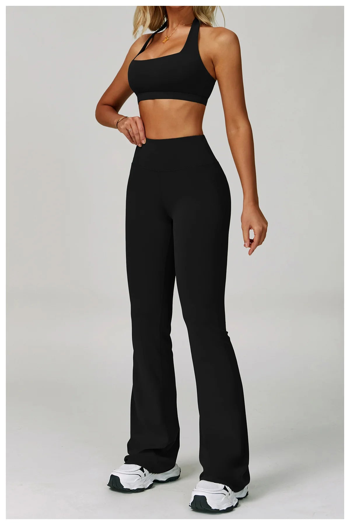 Conjuntos de 2 uds de chándal para mujer, ropa deportiva, conjuntos de Yoga, ropa deportiva, sujetador de entrenamiento, conjunto de mallas de cintura alta, ropa de gimnasio, trajes deportivos