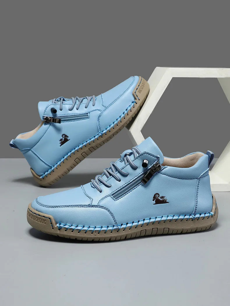 Nuevo 2025 zapatos deportivos para mujer, senderismo al aire libre, fondo plano, transpirables, cómodos, informales, zapatos de conducción, zapatillas de deporte transpirables a la moda