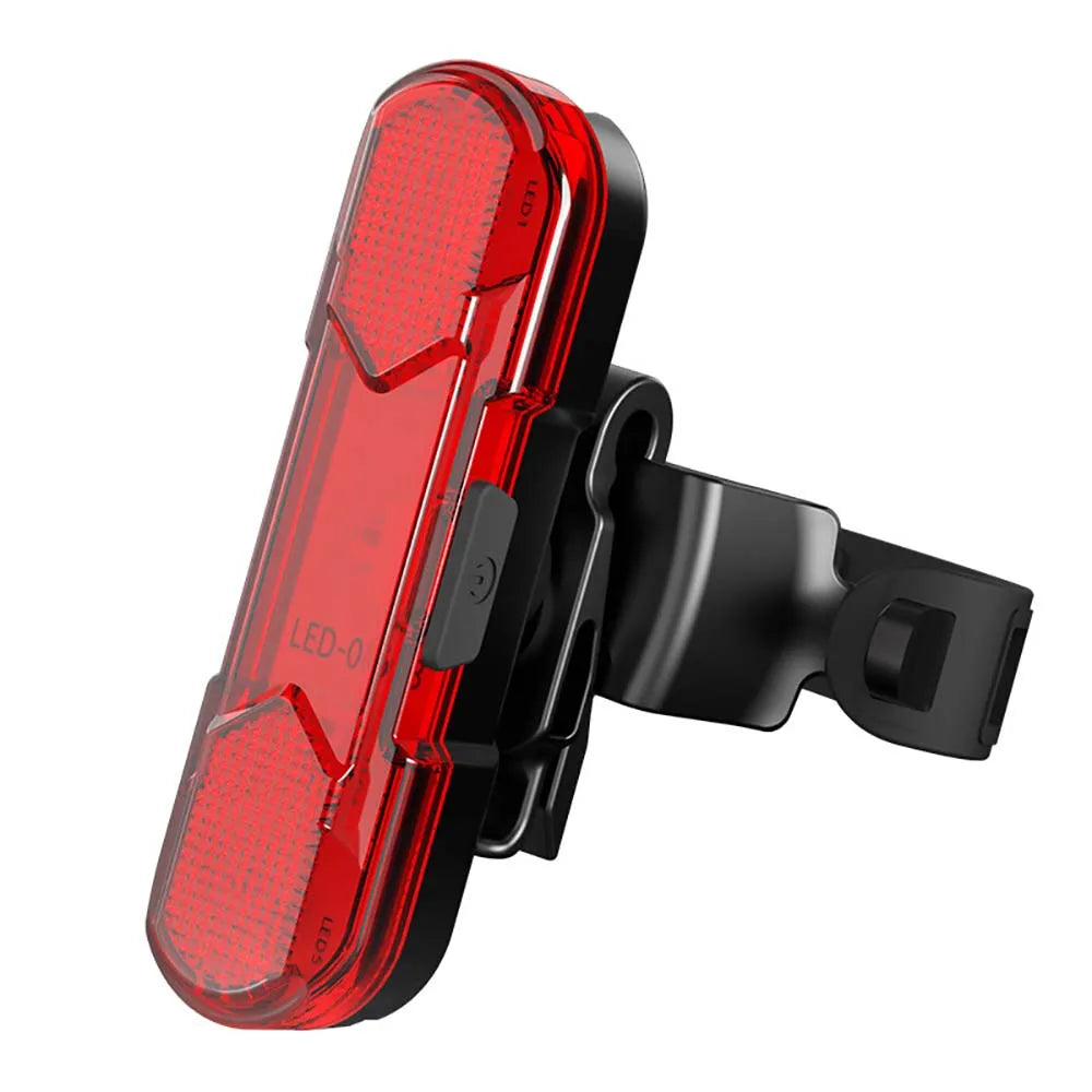 Luz Trasera LED USB para Bicicleta, Impermeable, Luz de Advertencia Trasera para Bicicleta, Luz Trasera de Seguridad para Ciclismo, Accesorios para Bicicleta de Montaña y Carretera