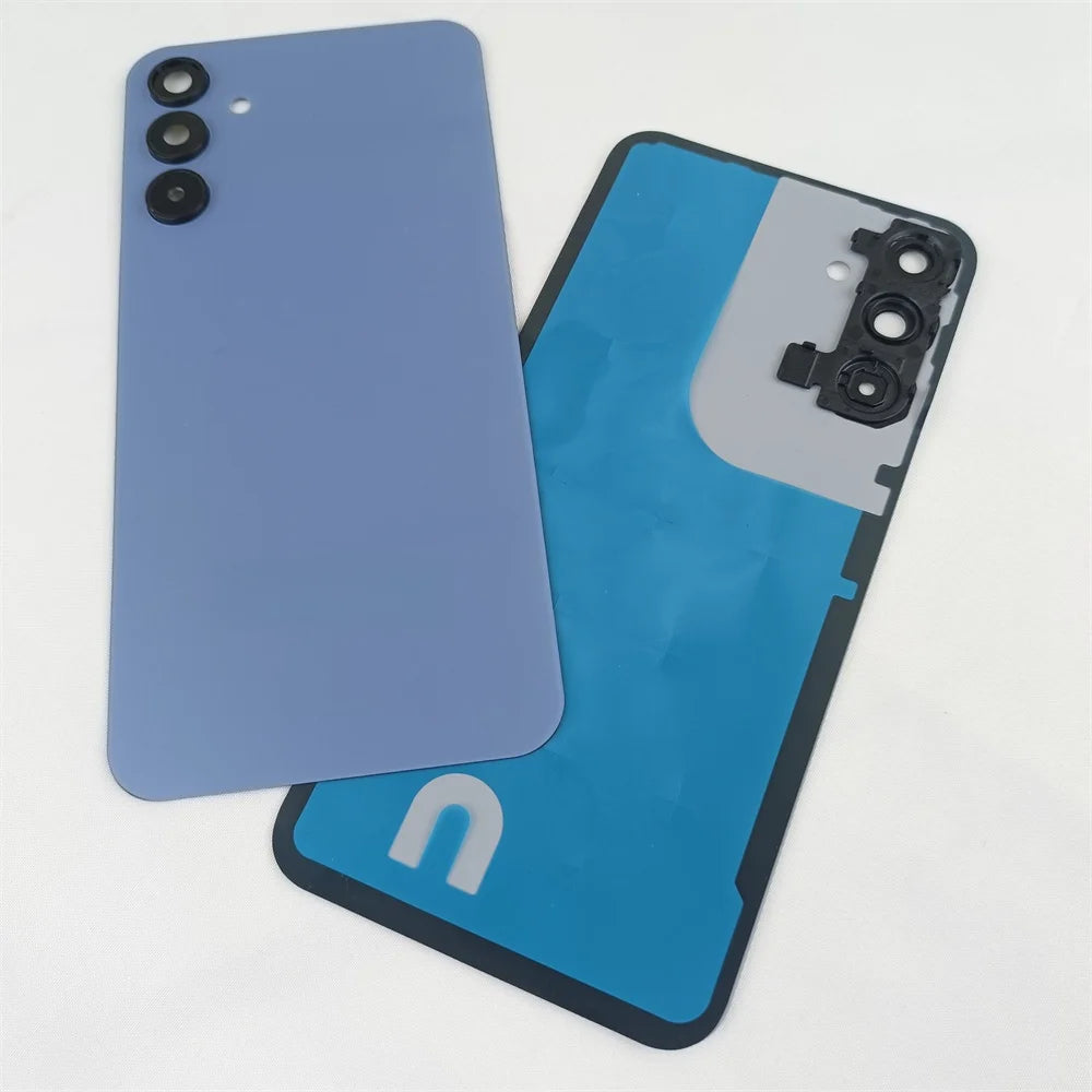 Para Samsung Galaxy A15 A 15 4G SM-A155F, Tapa Trasera de Vidrio para Batería, Carcasa Trasera, Repuestos con Lente de Cámara