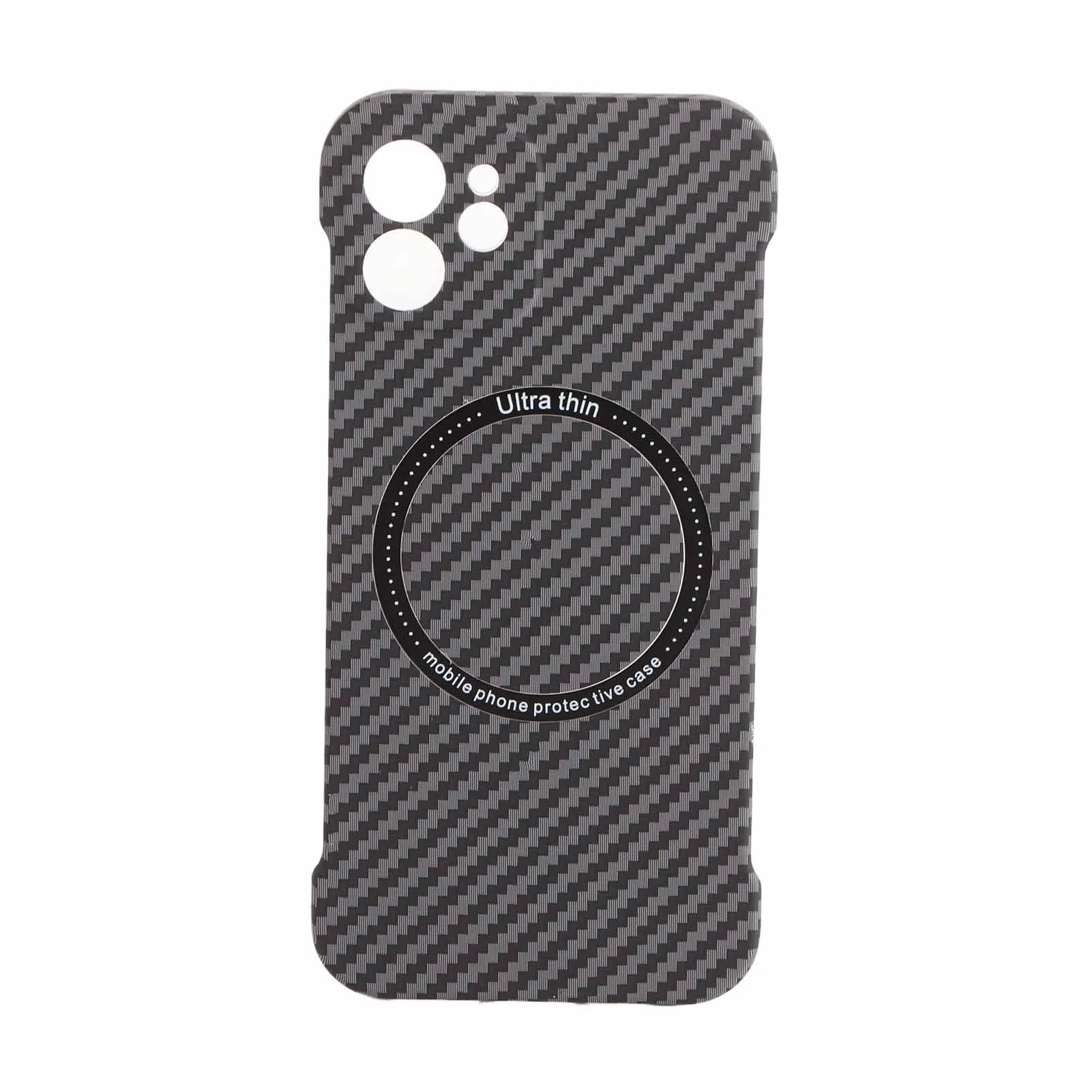 Funda de teléfono sin marco, funda protectora de teléfono portátil ultraligera con carga inalámbrica magnética, funda protectora para teléfono