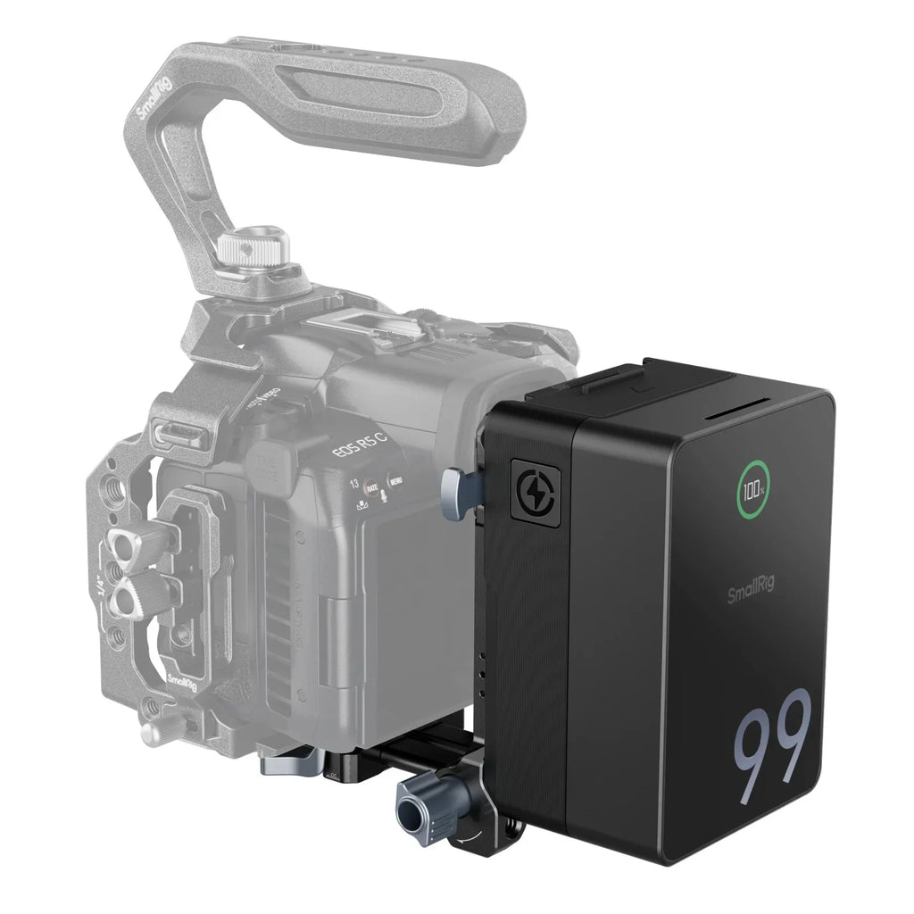 Batería SmallRig VB99 Pro Mini V Mount 99Wh 6800mAh PD 100W USB-C de carga rápida para cámara, videocámara, fotografía, iluminación de vídeo