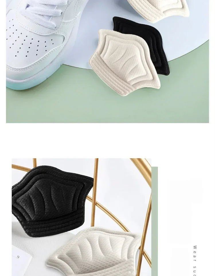 Plantillas de talón para pies, almohadillas de talón para zapatos deportivos, tamaño ajustable, antideslizante, Protector de talón, pegatina trasera, 2/6/10 Uds.