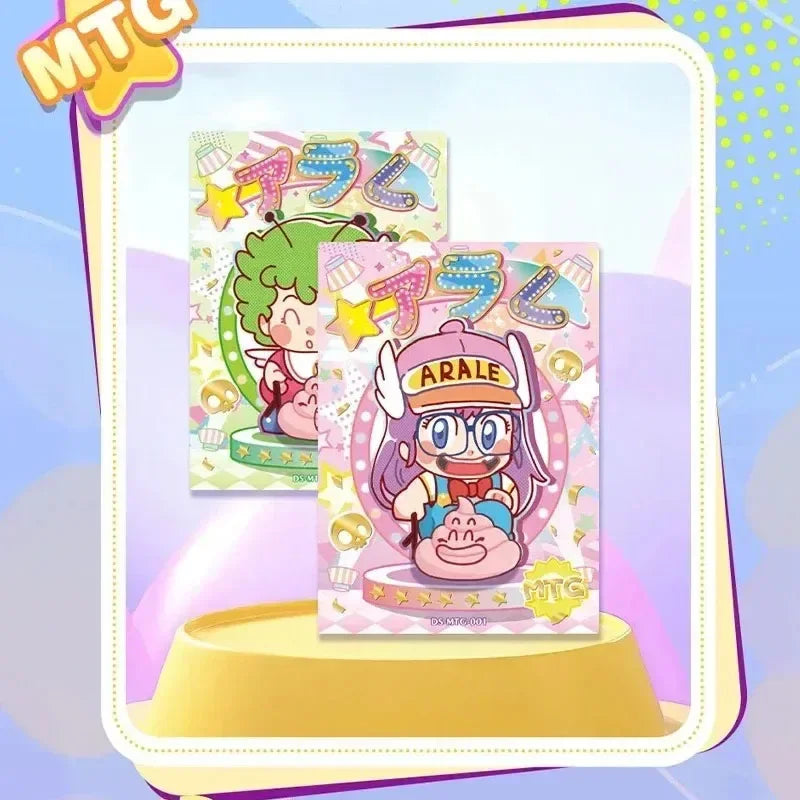 Tarjetas Arale originales Akira Toriyama, figuras de autorretrato, tarjeta rara SE SP BP, periferia de animé, tarjeta coleccionable, juguete para regalo