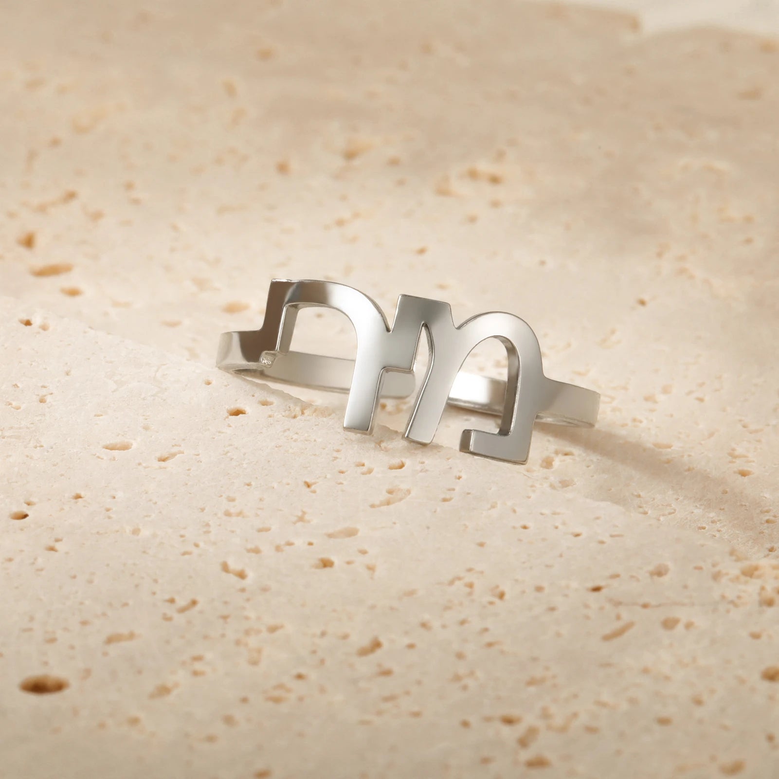 Anillo con nombre personalizado para mujeres y hombres, joyería personalizada para dedo, accesorios de acero inoxidable, anillos con múltiples nombres dobles, regalo familiar