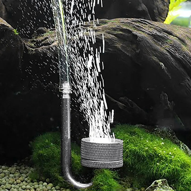 Generador de CO2 para acuario, botella de acero inoxidable de alta presión, cilindro de Gas, accesorios para acuario, 2L/1L