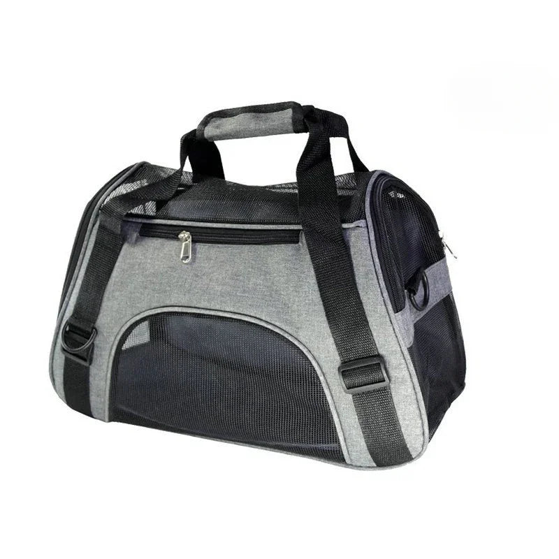 Bolsas de transporte para gatos, bolsa de transporte portátil para perros, bolsas de transporte transpirables de malla para perros pequeños, bolso plegable para gatos, bolsa de viaje para mascotas, bolsa de transporte