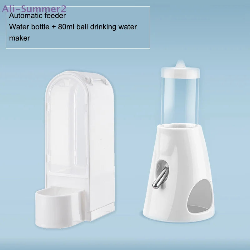 {Summer2} Bebedero de agua para animales pequeños, dispensador automático, botella de agua para hámster, dispensador de agua para mascotas de gran capacidad, suministros para mascotas