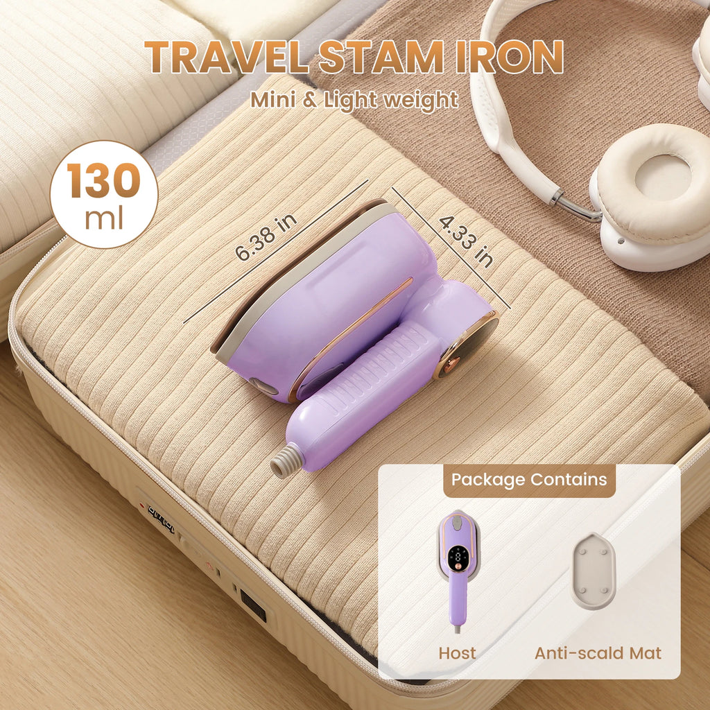 Máquina de planchar de mano pequeña, máquina de planchar a vapor para el hogar, máquina de planchar colgante portátil, plancha de vapor